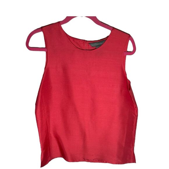 Jessica Holbrook 3 piece set size medium. 100% silk in dark pink. Vibrant, work - Picture 10 of 14